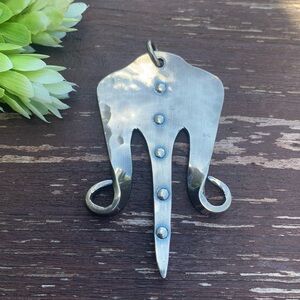 Antique Sterling Fork Pendant